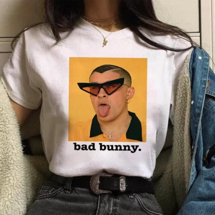 Bad Bunny Face T Shirt